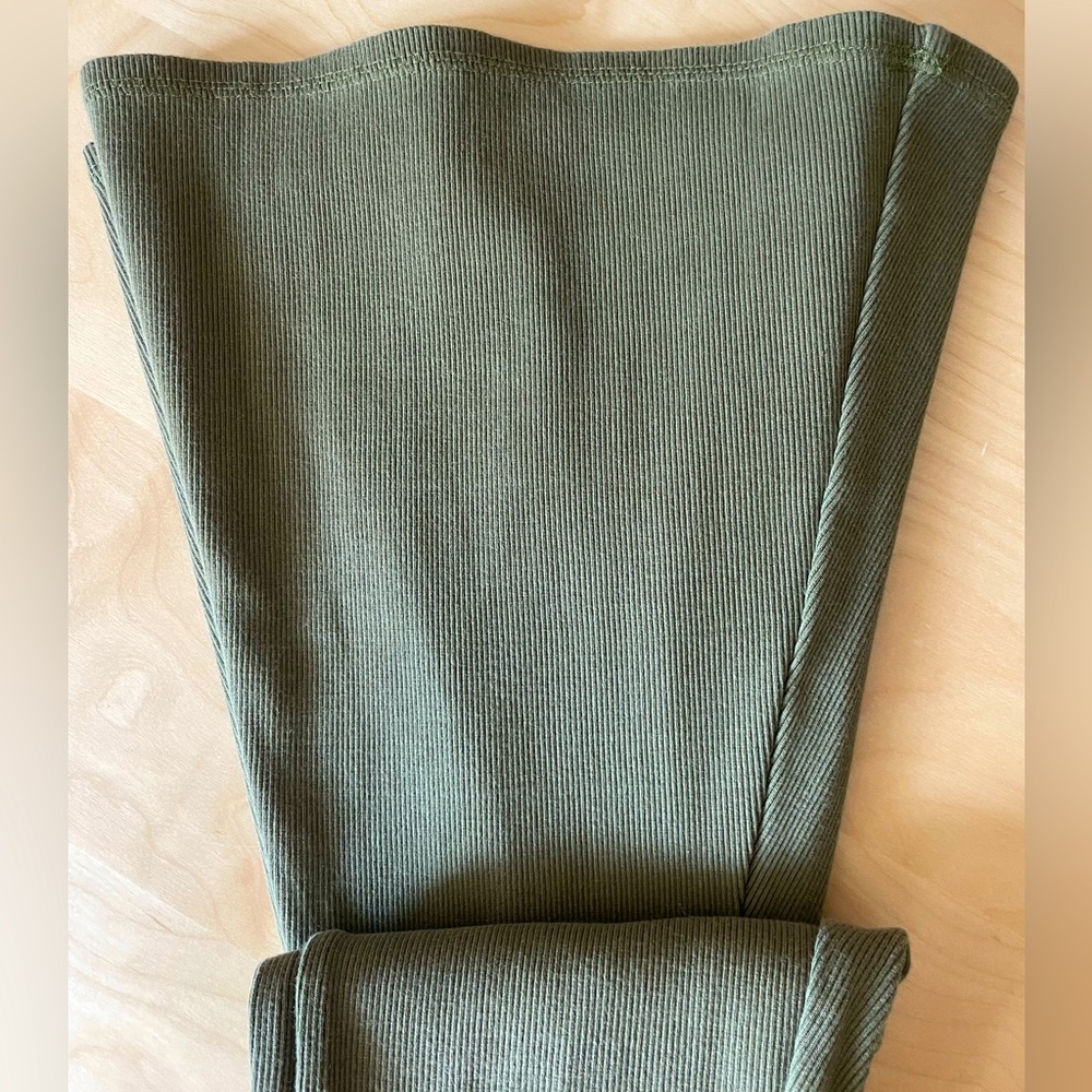 Out from Under Ribbed Flare Pant- XS